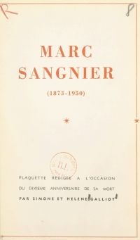 Marc Sangnier (1873-1950)