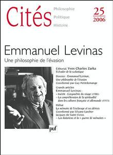 Revue cités, no.25 : Emmanuel Levinas