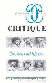 Revue Critique : Emotions médievales, no : 716-717