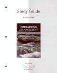 Operations management study guide 10/ed.