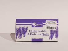 Pastel à l'huile Demco, boîte 12 noirs #455