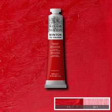 Peinture à l'huile Winton Winsor & Newton 200ml Rouge cadmium foncé imitation PO36 PR170