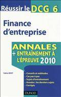 Finance d'entreprise : Annales + entraînement a l'épreuvÉPUISÉ