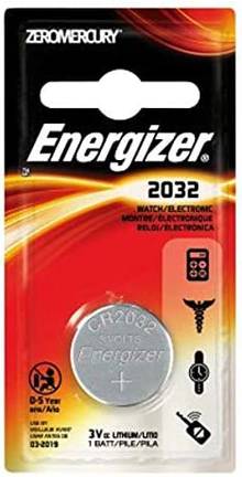 Pile Energizer au lithium CR2032 3V                    ECR2032BP