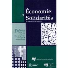 Revue Economie et solidarités, vol. 39, no. 1 ÉPUISÉ
