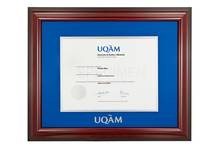 Cadre diplôme passe-partout 10x13' Classic UQAM WEB