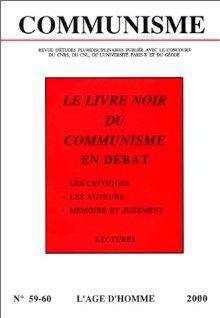 Revue Communisme, no 59-60 : Le livre noir du communisme