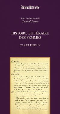 Histoire littéraire des femmes : Cas et enjeux