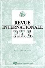 Revue internationale P.M.E.,  vol.23 no.2 2010