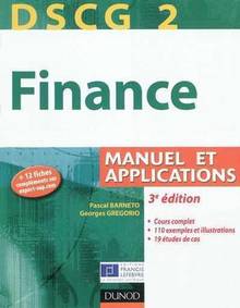 Finance : Manuel et applications : 3e édition