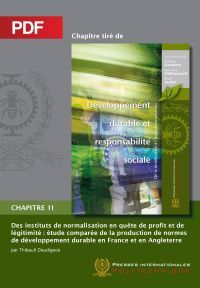 Des instituts de normalisation en quête de profit et de légitimité (Chapitre PDF)