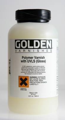 Vernis polymère brillant avec UVLS Golden 946 ml/32 oz. #7710-7