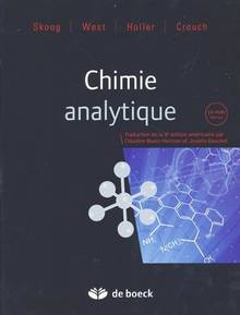 Chimie analytique (avec cédérom) : Nouvelle édition