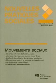 Nouvelles pratiques sociales : Vol. 3 : No 1 : Mouvements sociaux