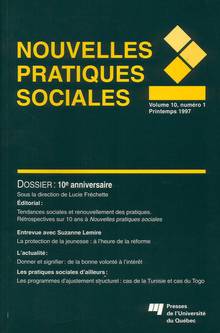 Nouvelles pratiques sociales : Vol. 10 : No 1 : 10e anniversaire