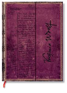Carnet de notes rigide ligné Paperblanks 144p. 18x23cm Virginia Woolf