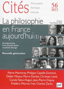 Cités, no.56, 2013 : La philosophie en France aujourd'hui