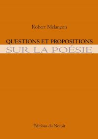 Questions et propositions sur la poésie