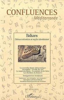 Confluences mediterrannee no38 2001 Balkans