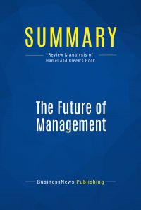 Summary: The Future of Management