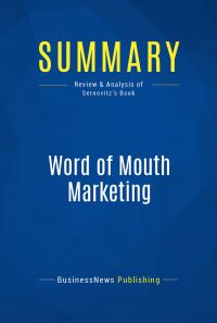 Summary: Word of Mouth Marketing