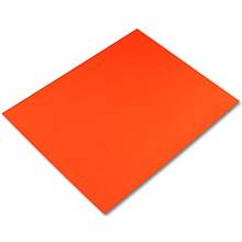 Carton 22x28 2 plis orangefluo                       234559