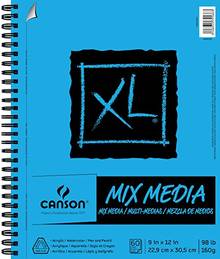 Cahier Canson Mix Media, Spirale 60p, 9