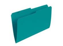 Chemise à dossier Lettre Turquoise (Boite de 100)         486258