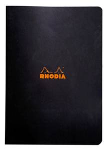 Cahier de notes piqué quadrillé Rhodia A4 Noir            119163