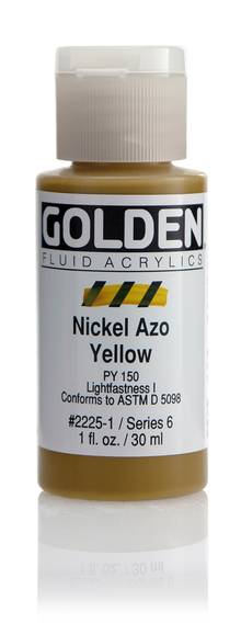 Acrylique Golden Fluide 30 ml/1 oz Or nickel azo de quinacridone