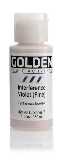 Acrylique Golden Fluide 30 ml/1 oz Violet interférence (fin)