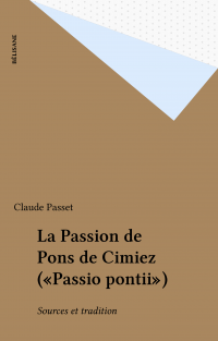 La Passion de Pons de Cimiez («Passio pontii»)