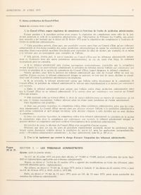 Le juge administratif (1.1) : L'organisation et la compétence des juridictions administratives au 30 avril 1975