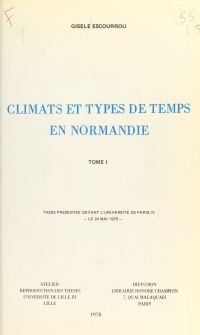 Climats et types de temps en Normandie (1)