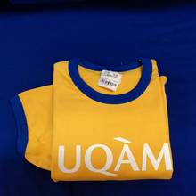 T-shirt XS UQAM COMMUNICATION JAUNE  Gold/Royal  81/55