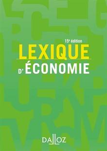 Lexique d'économie : 15e édition