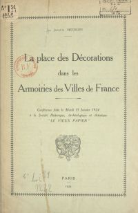 La place des décorations dans les armoiries des villes de France