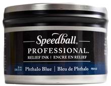 Encre à gravure Speedball (Relief) miscible à l'eau 8fl.oz Bleu phtalo