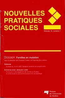 Nouvelles pratiques sociales : Vol. 16 : No 1 : Familles en mutat