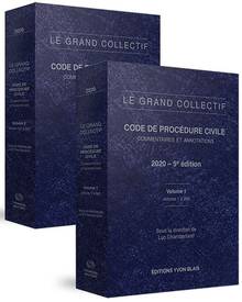 Le Grand collectif - Code de procédure civile, 5e édition, 2020 (2 volumes)