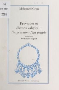 Proverbes et dictons kabyles
