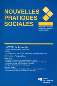 Nouvelles pratiques sociales : Vol. 11 : No 2 : Vol. 12 No 1 : Ti