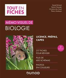 Mémo visuel de biologie : licence, prépas, Capes, 5e édition