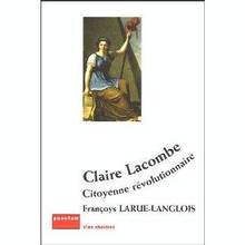 Claire Lacombe citoyenne révolutionnaire
