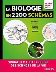 La biologie en 2.200 schémas : visualiser tout le cours des sciences de la vie : licence, prépas, Capes