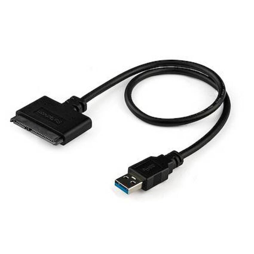 Câble Startech - USB 3.0 (M) vers SATA (M) - Pour disque SSD et HDD 2.5 -  UASP - 50cm par