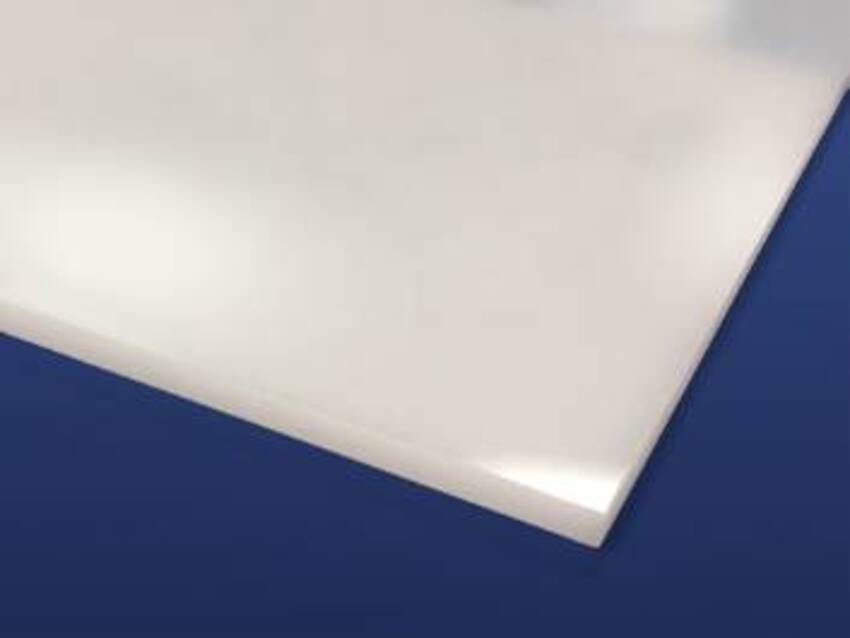 Plexiglass 24 x 24 .118 (3 mm) Blanc lustré opaque par