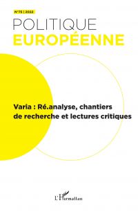 Varia : Ré.analyse, chantiers de recherche et lectures critiques