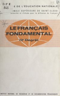 Le français fondamental : 2e degré