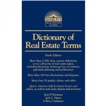 Dictionary of real estate terms                         ÉPUISÉ